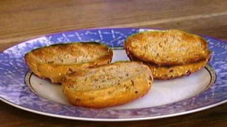 бутерброд с раками и маскарпоне