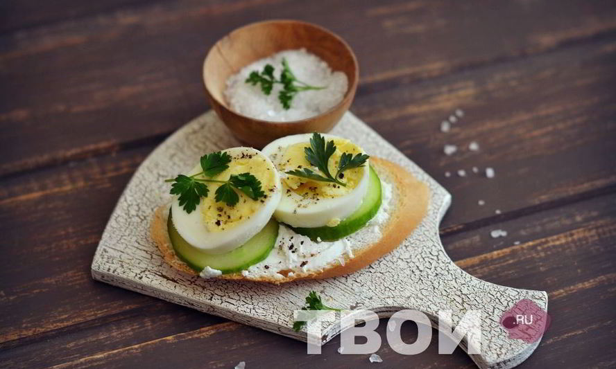 Рецепт бутерброд с яйцом