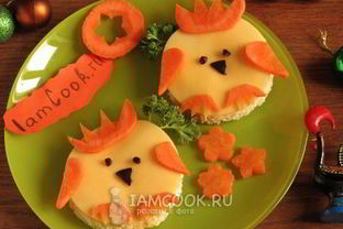 Бутерброд сырный детский