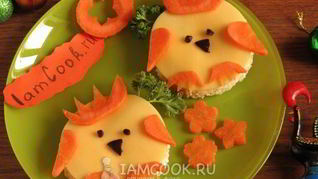 Бутерброд сырный детский