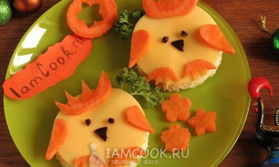 Рецепт бутерброд сырный детский