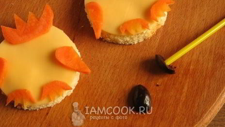 бутерброд сырный детский