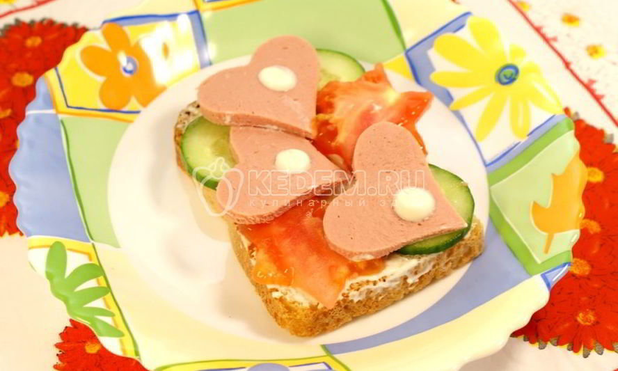 Рецепт бутерброд вкусный перекус