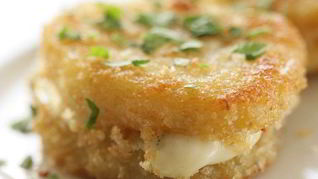 Бутербродики из картофеля с сыром