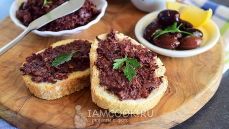 бутербродная паста из оливок