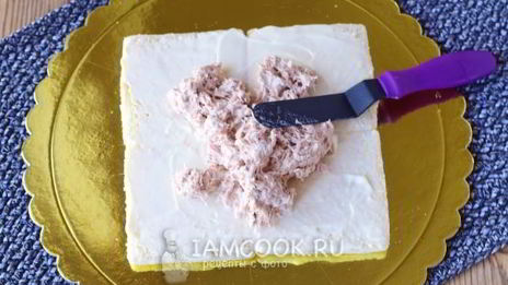 бутербродный торт праздничный