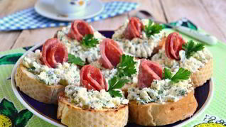 Бутерброды из багета