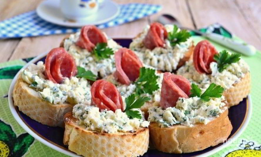 Рецепт бутерброды из багета