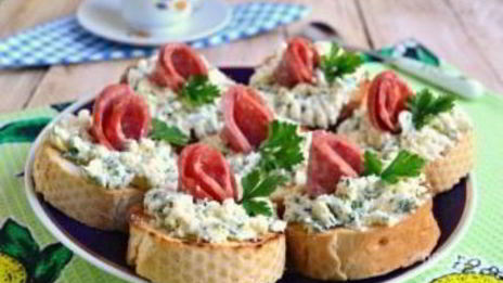 бутерброды из багета