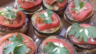 Бутерброды из кабачков