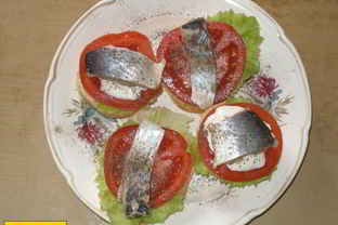 Бутерброды открытые