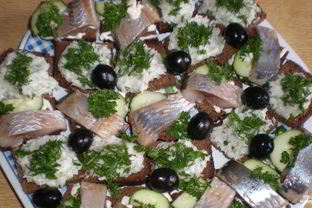 Бутерброды с салом