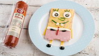 Горячие бутерброды с колбасой и сыром