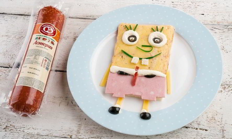 Рецепт горячие бутерброды с колбасой и сыром