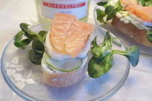 Новогодние Бутерброды с семгой