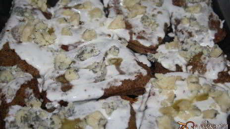 пикантные бутерброды с говяжьей печенью