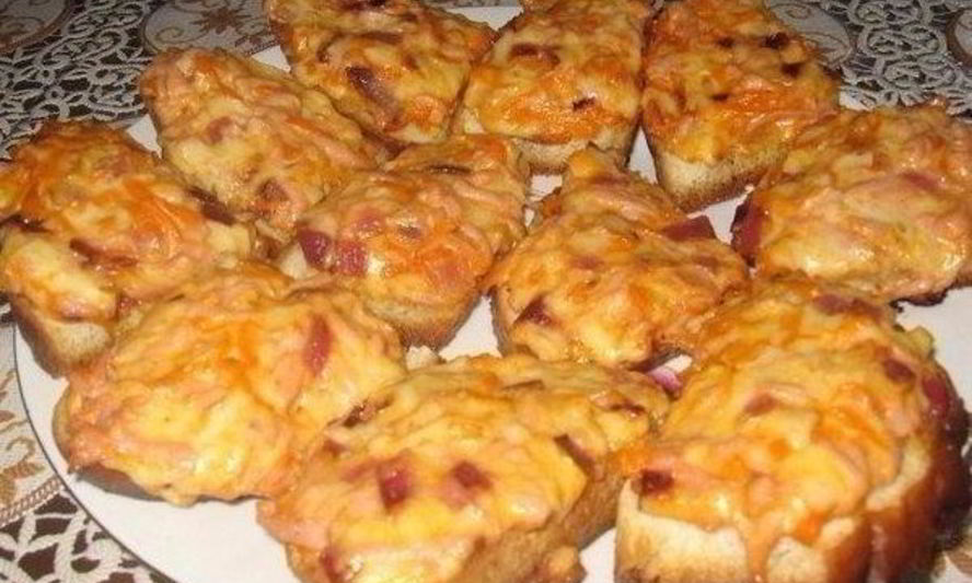 Рецепт простые горячие бутерброды в духовке