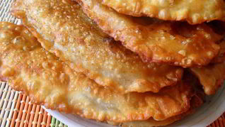 Чебуреки из заварного теста