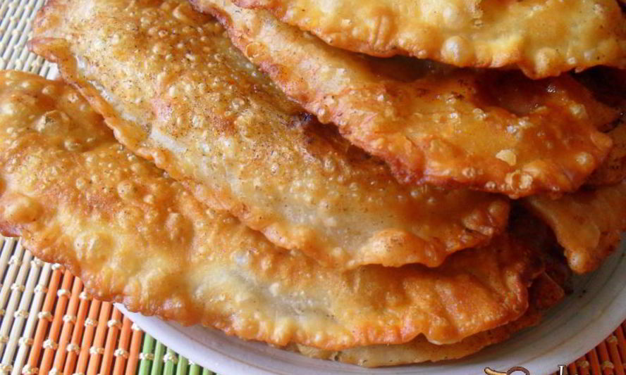 Рецепт чебуреки из заварного теста