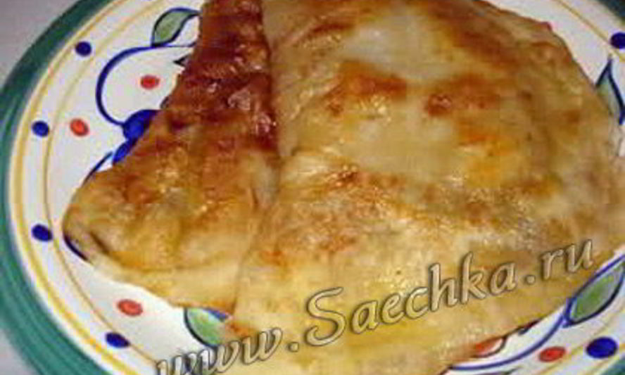 Рецепт чебуреки на дрожжах