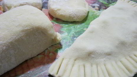 чебуреки с картофелем и сыром