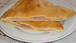 Чебуреки с колбасой