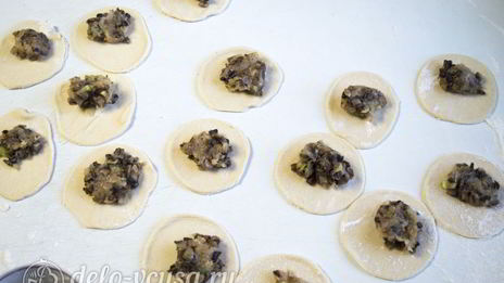 чебуреки с курицей