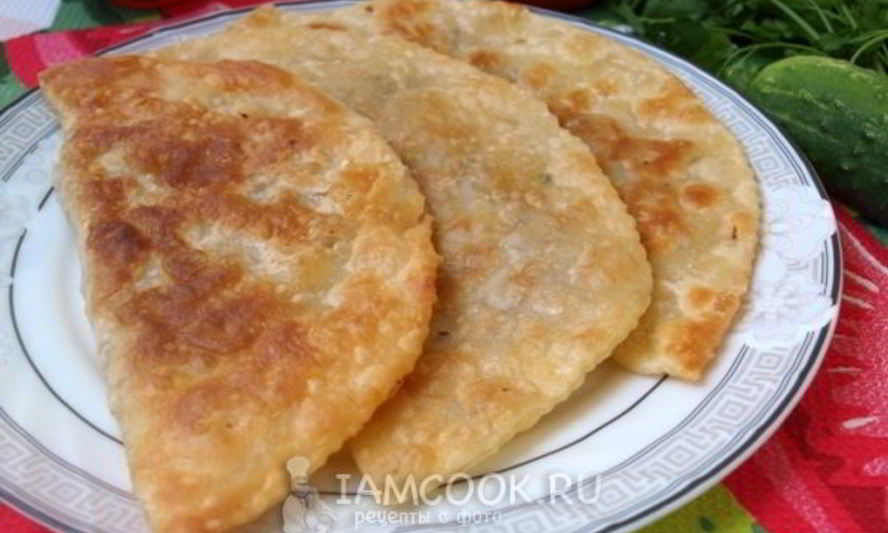 Рецепт чебуреки с сыром