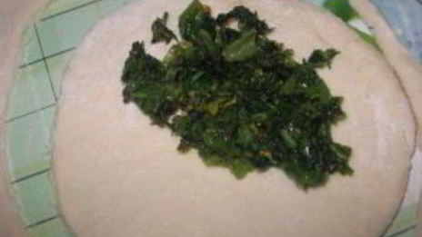 чебуреки с зеленью