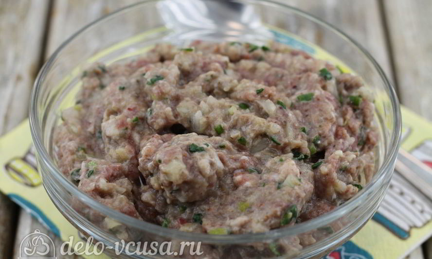 Рецепт начинка для чебуреков из говядины