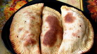 Печеные чебуреки в духовке