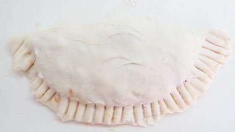 постные чебуреки с картофелем и грибами