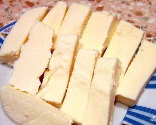 Домашний сыр из молока и кефира