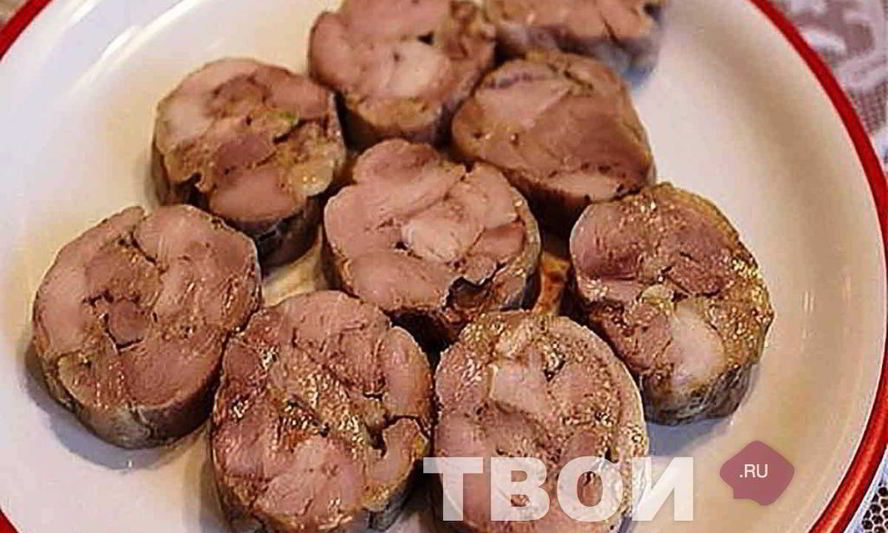 Рецепт домашняя колбаса