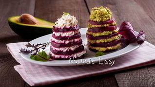 Елочки из свеклы — закуска на Новый год