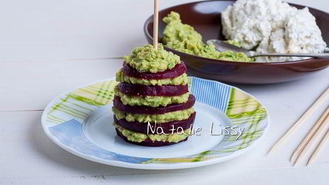 елочки из свеклы — закуска на новый год