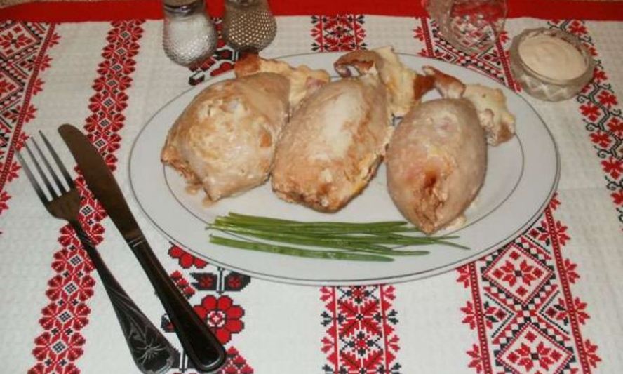 Рецепт фаршированные кальмары с рисом и яйцом