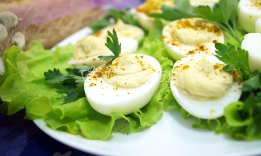 Рецепт фаршированные яйца карри