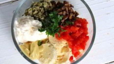 фаршированные яйца по-испански