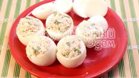 фаршированные яйца привидения