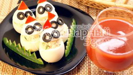фаршированные яйца привидения
