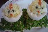 Фаршированные яйца Цыплята