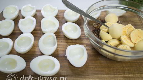 яйца фаршированные луком