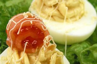 Яйца, фаршированные по-купечески