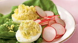 Яйца фаршированные с сыром