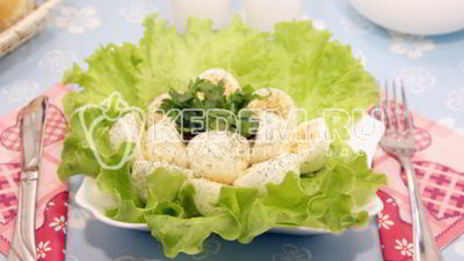 яйца фаршированные сыром