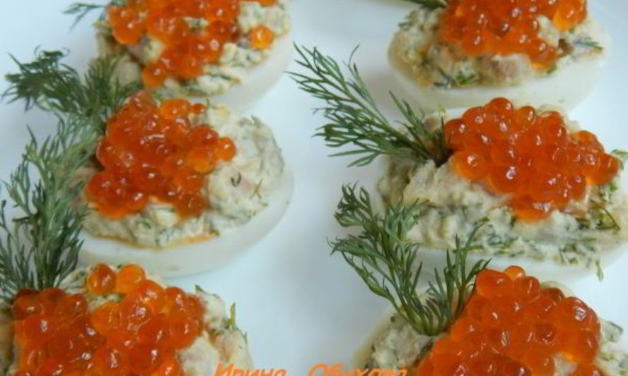 Рецепт яйца фаршированные