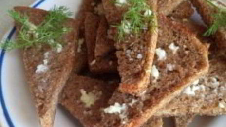 чесночные гренки в духовке