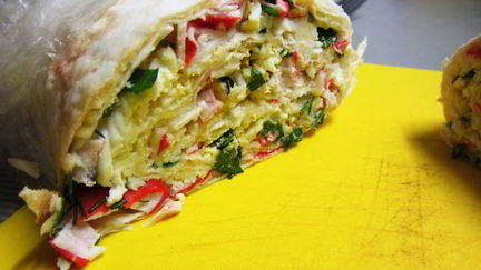 Закуски из лаваша