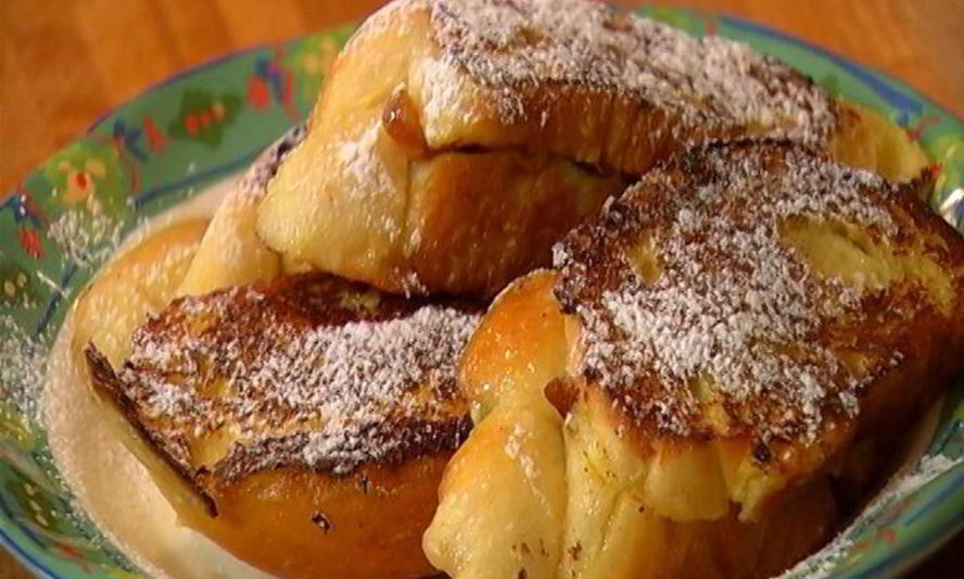 Рецепт французские гренки с сушеной вишней и курагой